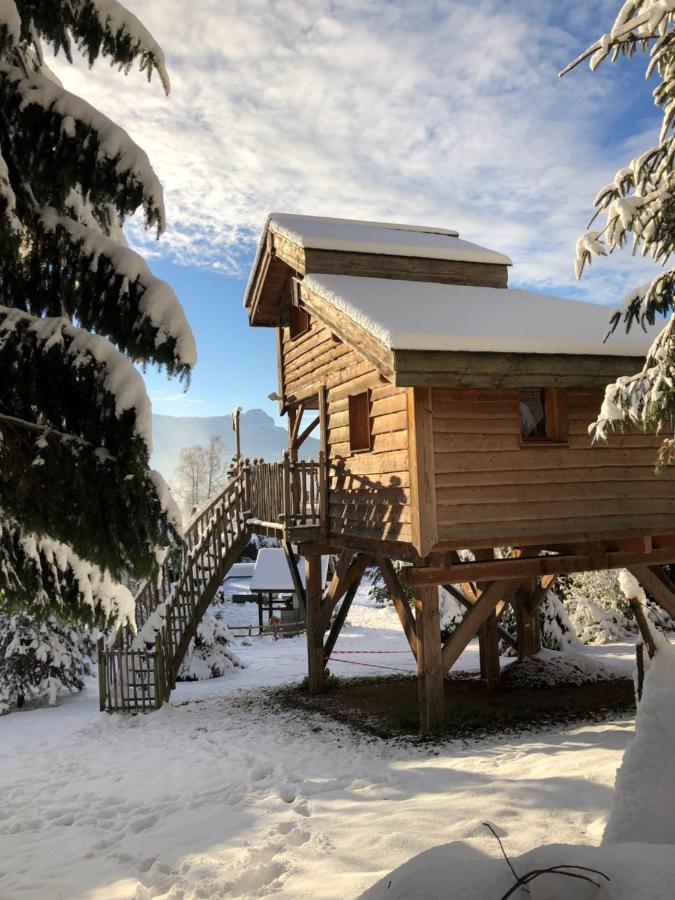 La Cabane A L'Oree Des Bornes Évires Eksteriør bilde